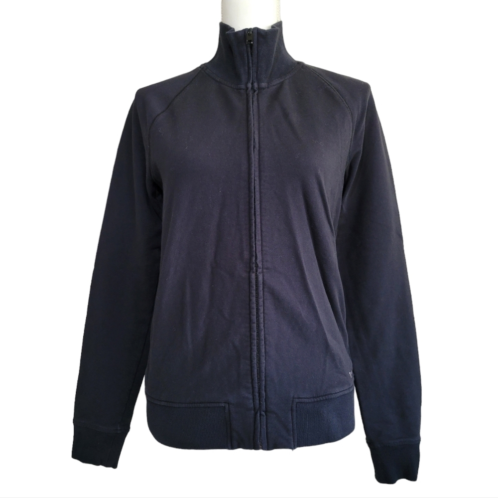 Aritzia Tna Cascade Zip-up Sweatshirt in Black